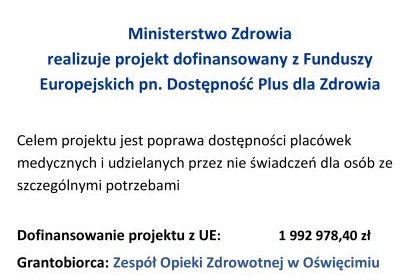 Dostępność Plus dla zdrowia