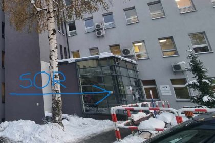 Częściowe ograniczenie korzystania z poczekalni SOR. Prosimy o kierowanie się do SOR przez drzwi główne szpitala. 