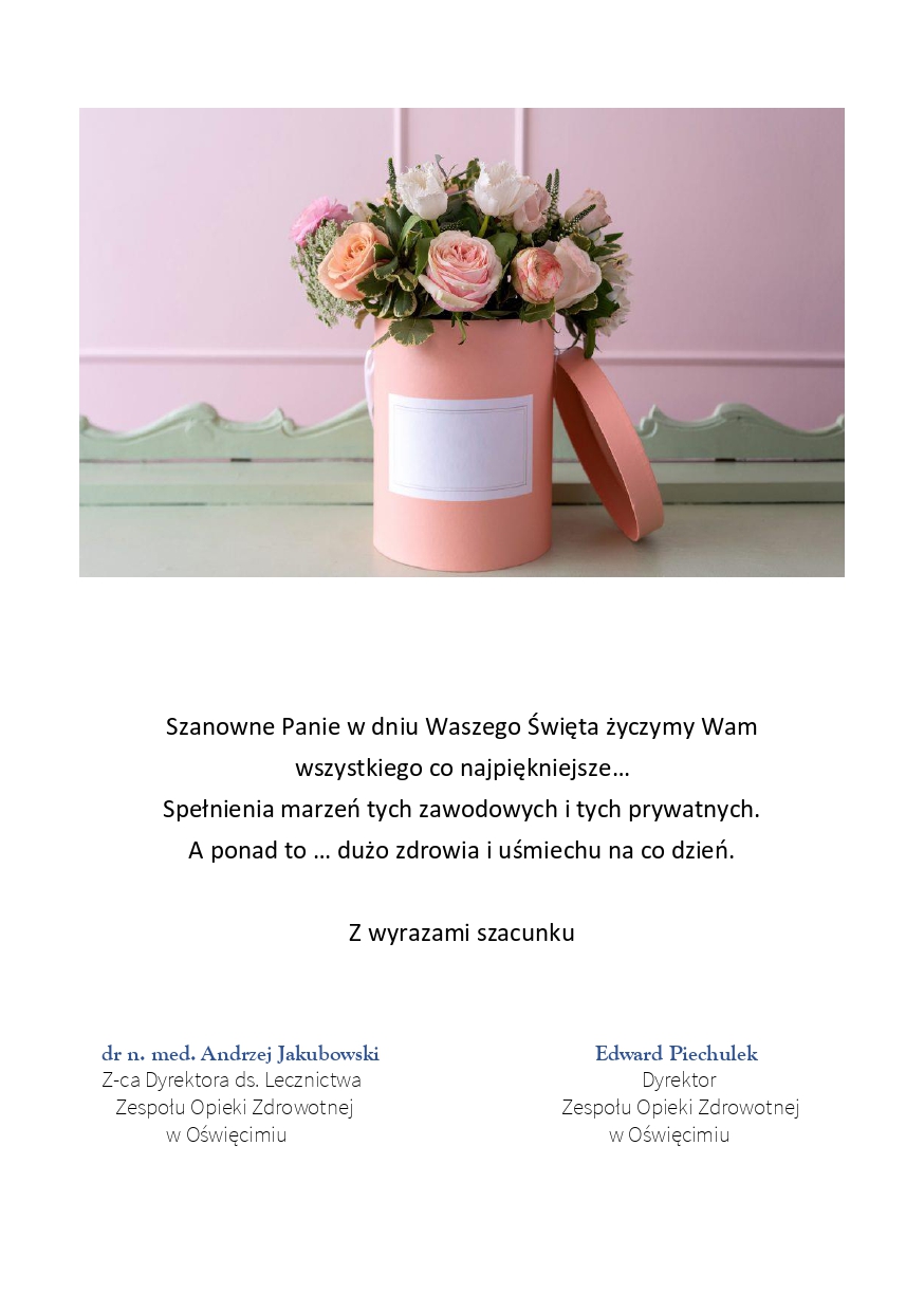 Życzenia na dzień kobiet