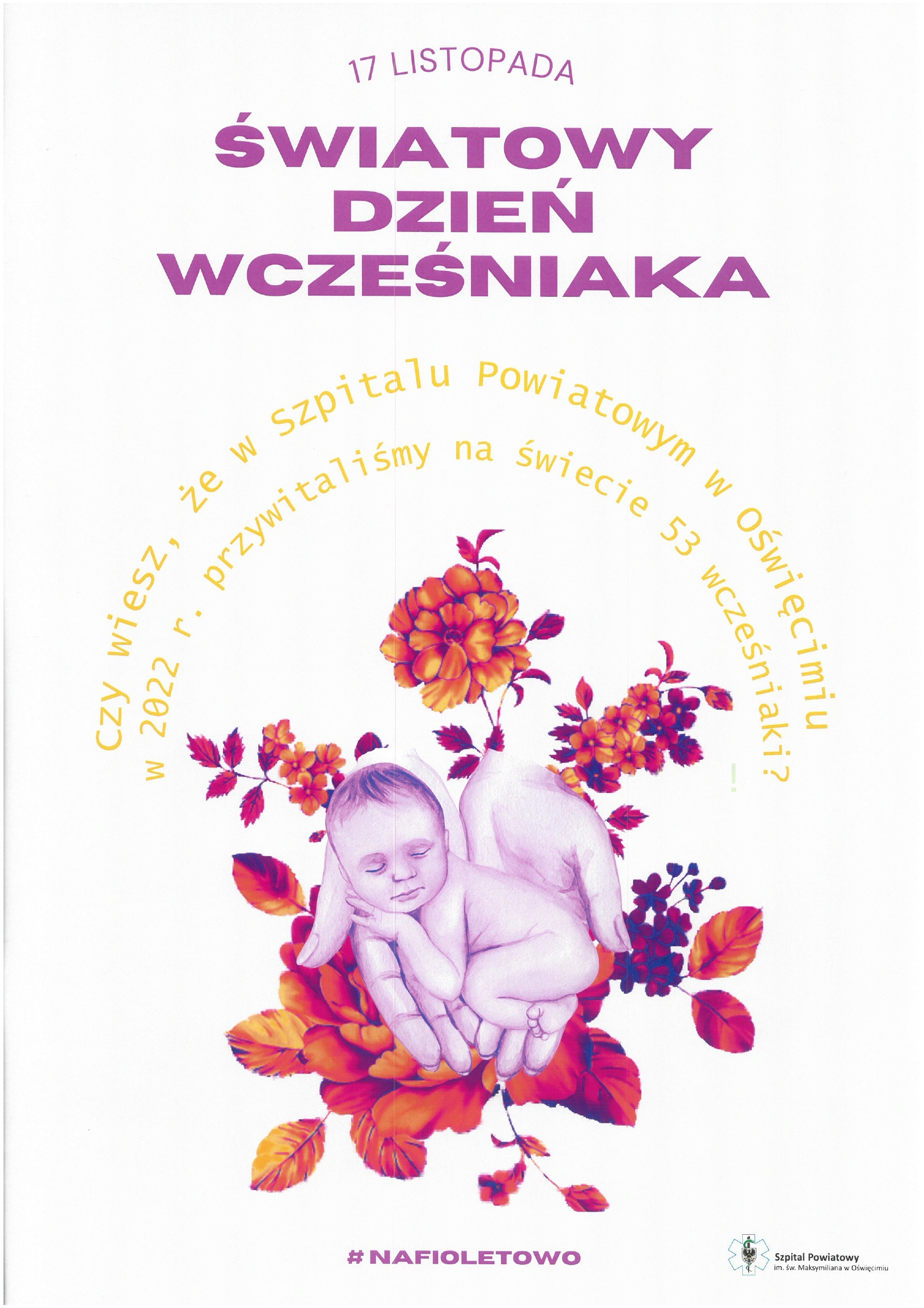 Plakat dzień wcześniaka
