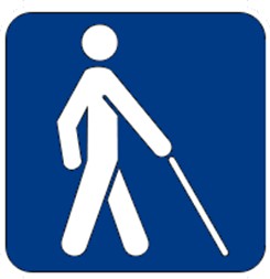 Ikona symbolizująca osobę niewidomą