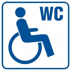 Ikona symbolizująca toaletę dla osób z niepełnosprawnością