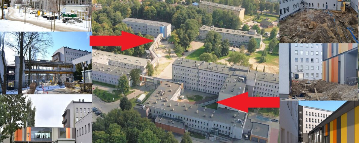 Zdjęcia inwestycji z zaznaczeniem miejsc gdzie się odbywają